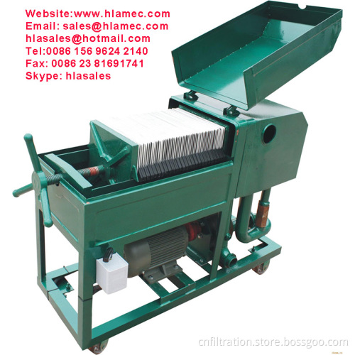 Plate Press Oil Filter Machine